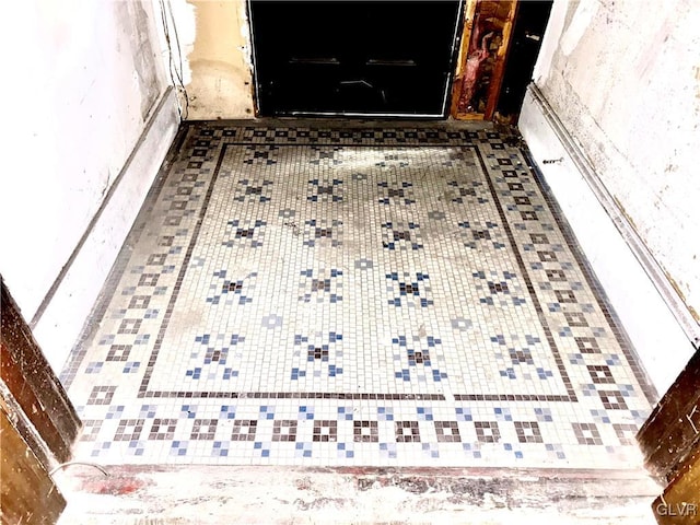 details featuring tile patterned floors