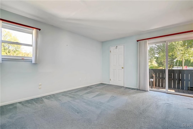 empty room with carpet floors