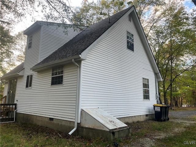 view of home's exterior