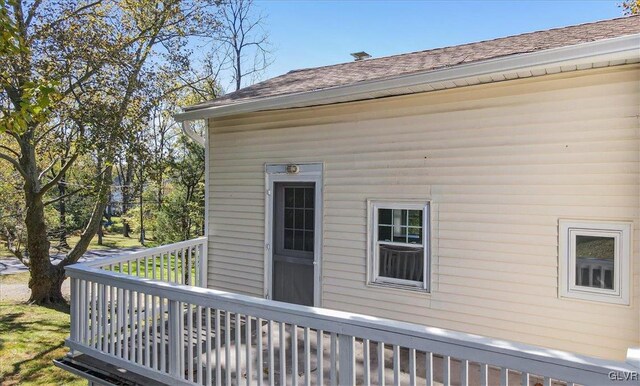 3331 Walnut St, Bethlehem Twp, PA 18020 - view of wooden terrace