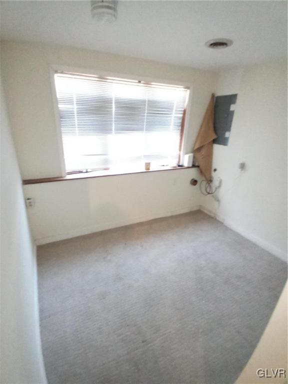 empty room with carpet flooring