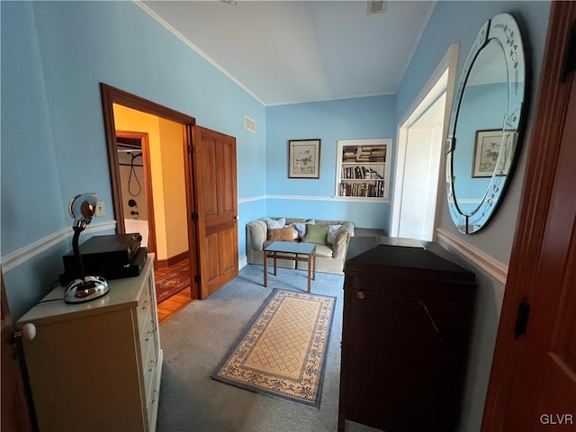 1321 Main St, Chapman, PA 18014 - carpeted home office with crown molding