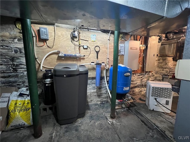 utility room featuring electric panel