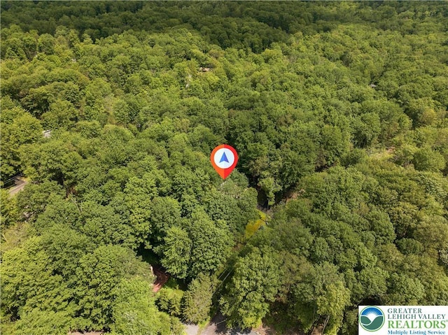 137 Outer Dr, Coolbaugh Twp, PA 18347 - drone / aerial view of a heavily wooded area