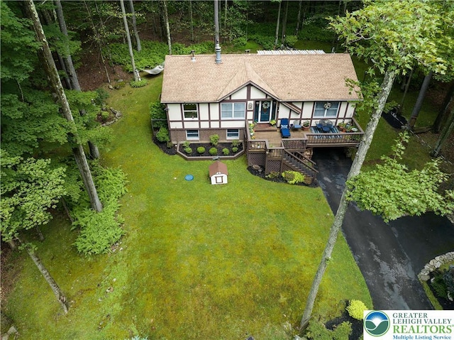137 Outer Dr, Coolbaugh Twp, PA 18347 - view from above of property