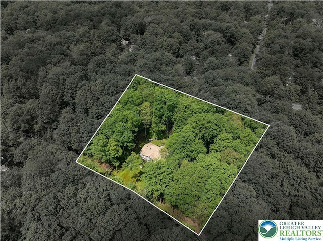 137 Outer Dr, Coolbaugh Twp, PA 18347 - aerial overview of property's location with property boundaries highlighted