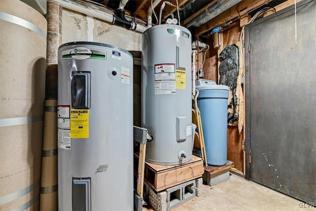 utilities with electric water heater