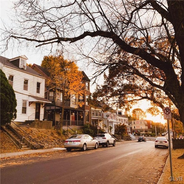 view of road