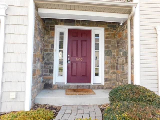 view of property entrance