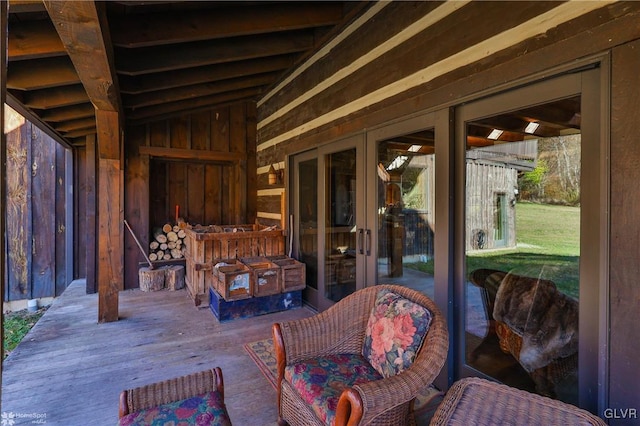 view of patio / terrace with french doors