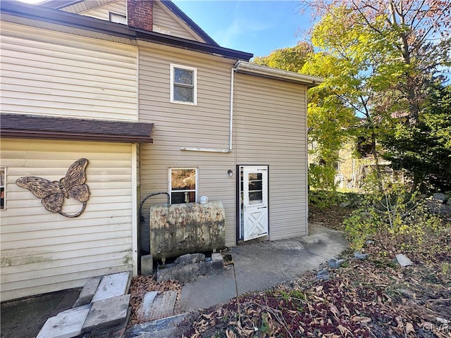 view of rear view of property