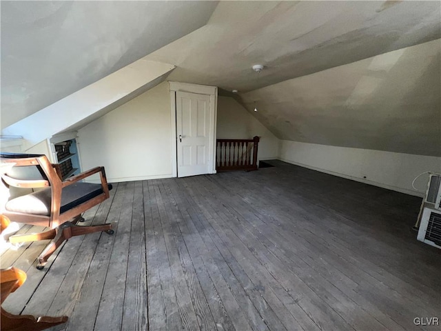 162 S Union St, Easton, PA 18042 - additional living space with hardwood / wood-style floors and vaulted ceiling