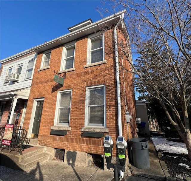 162 S Union St, Easton, PA 18042 - back of property with brick siding