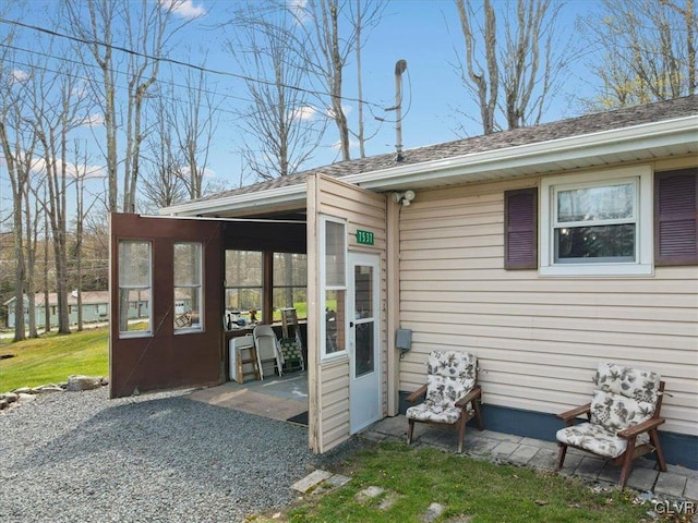 exterior space with a patio area