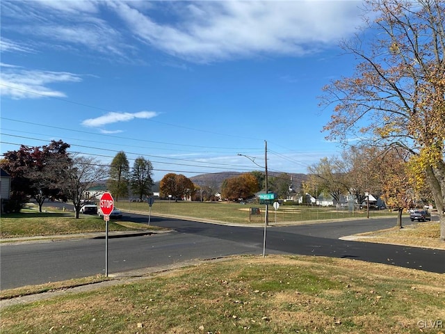 view of road