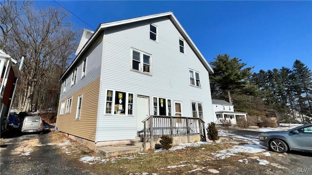 view of front of home