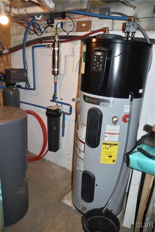 utilities featuring water heater