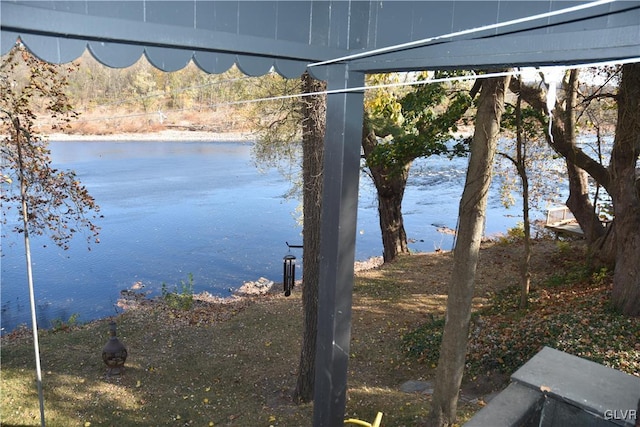 view of water feature