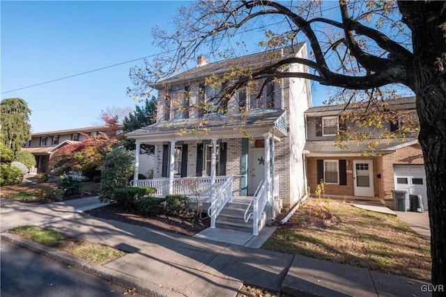 view of front of house with a porch