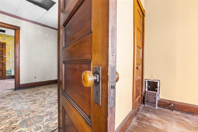 824 Wolf Ave, Easton, PA 18042 - detailed view of baseboards