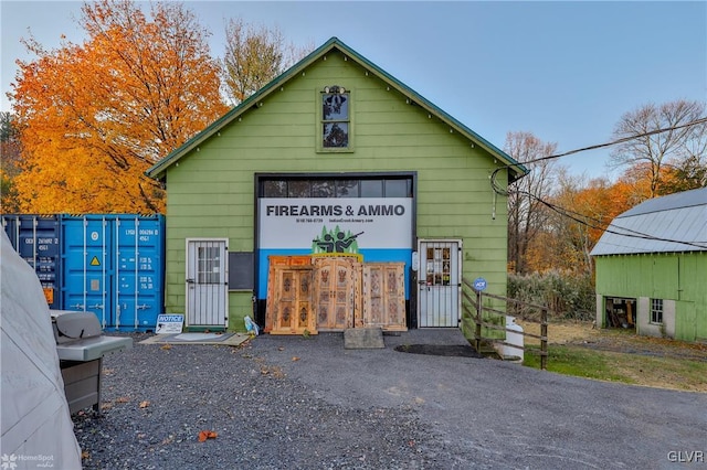 3479 Mango Dr, Lehigh Township, PA 18038 - view of building exterior featuring a detached garage