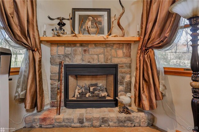 3479 Mango Dr, Lehigh Township, PA 18038 - detailed view of a fireplace
