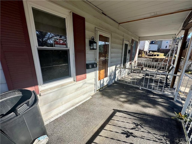 view of patio / terrace featuring a porch