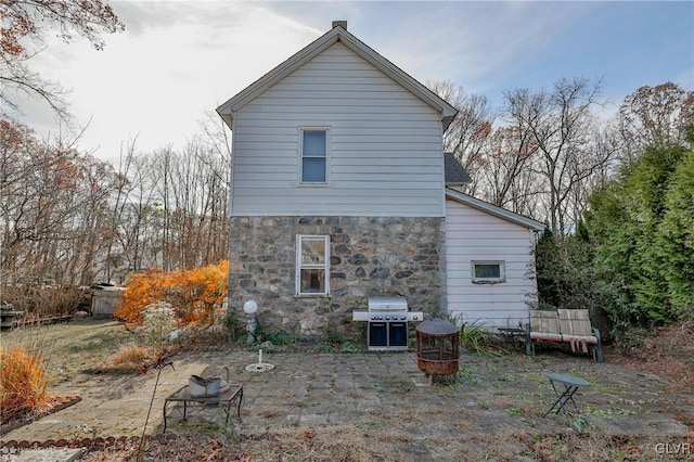 view of rear view of property