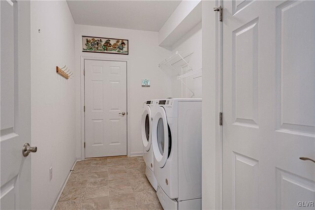 3855 Victors Way, Bethlehem Twp, PA 18045 - washroom with washing machine and dryer