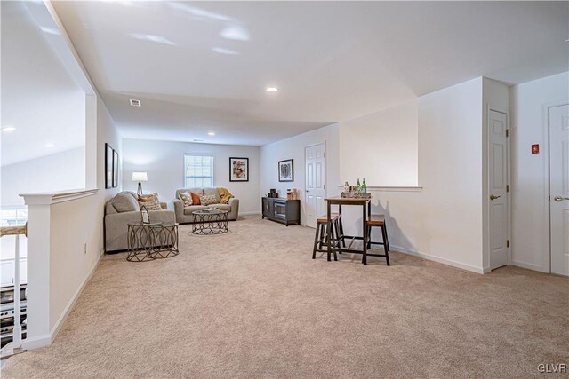 3855 Victors Way, Bethlehem Twp, PA 18045 - living room featuring light carpet