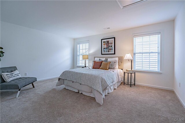 3855 Victors Way, Bethlehem Twp, PA 18045 - bedroom with multiple windows and light carpet