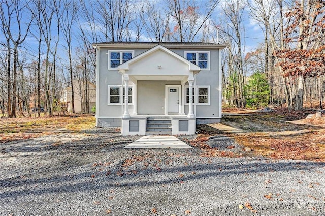 view of front of property