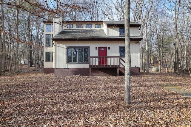 view of rear view of house