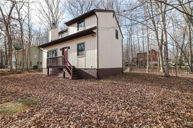 view of rear view of house