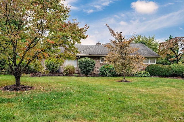 exterior space featuring a yard