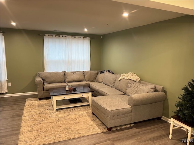 2137 Cross County Rd, Northampton Borough, PA 18067 - living room featuring wood-type flooring