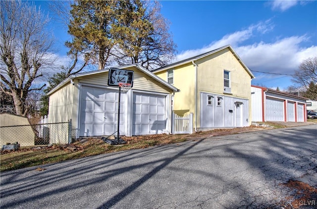 812 Lehigh St, Jim Thorpe Borough, PA 18229 - view of property exterior featuring a garage and an outdoor structure
