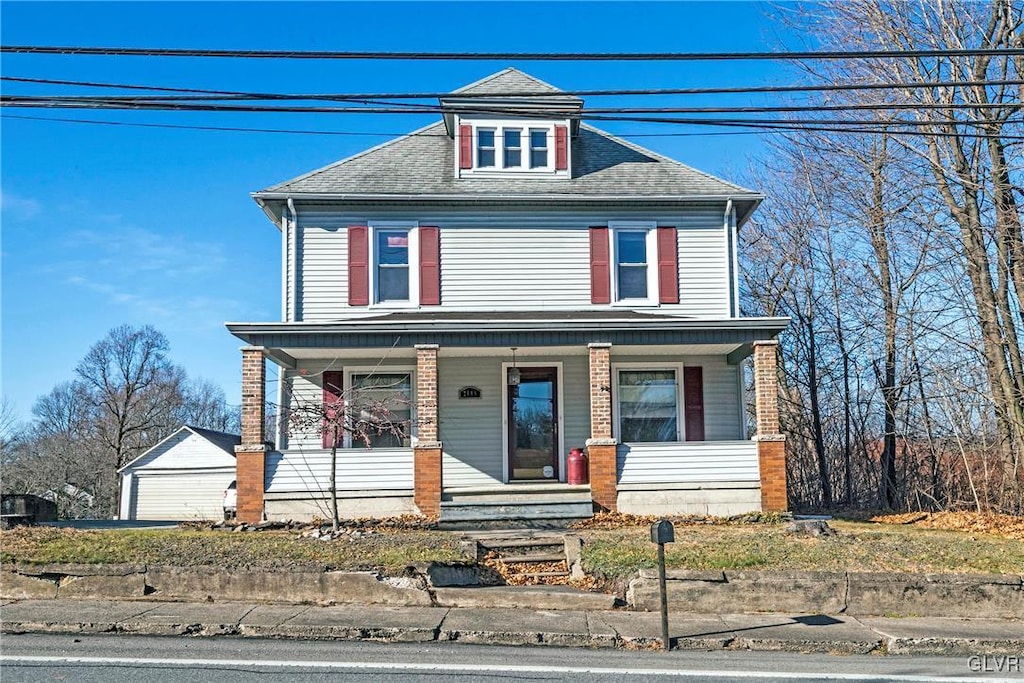 front of property with covered porch