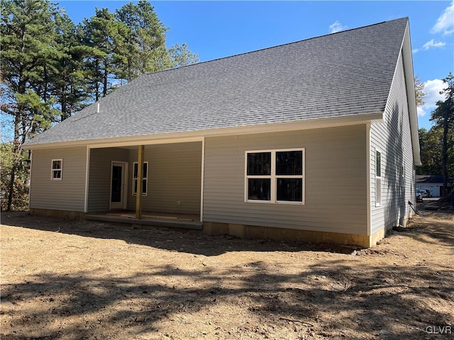 view of rear view of property