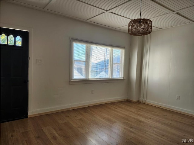 entryway featuring wood-type flooring