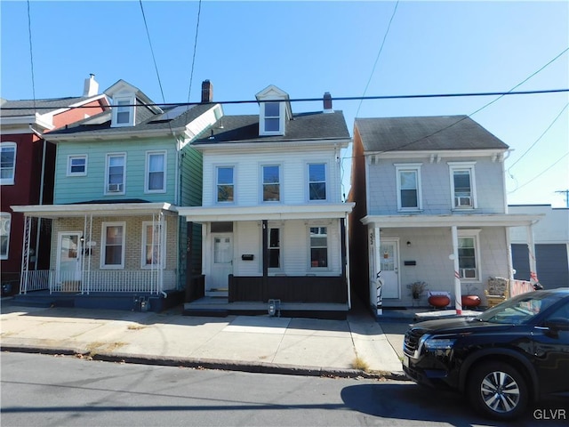 view of front of home with a porch