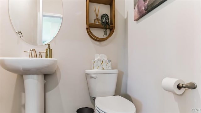 bathroom with toilet