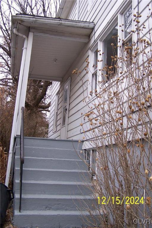 view of staircase