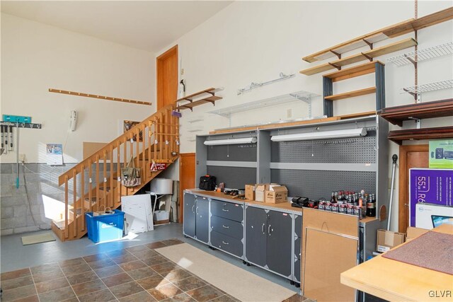 view of storage room