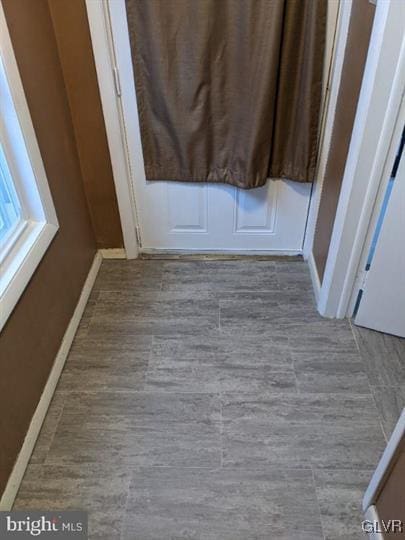 interior details with hardwood / wood-style flooring