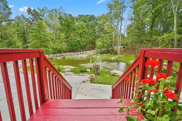 view of deck