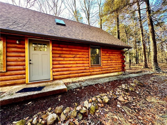 view of entrance to property