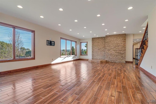 view of unfurnished living room