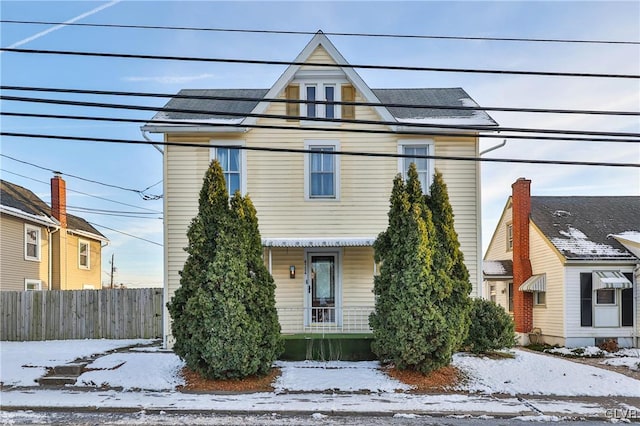 view of front of house