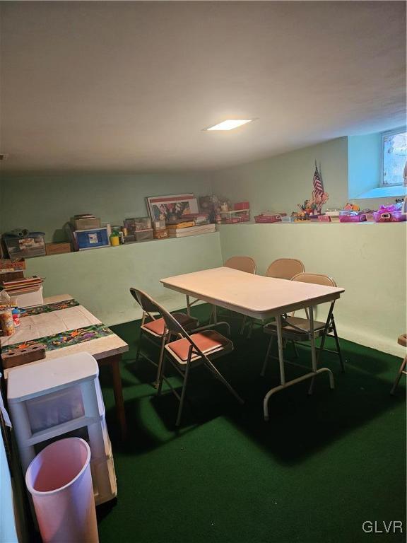 view of dining area